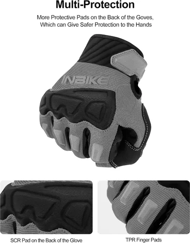 Miniatura 3 de INBIKE MTB BMX ATV - Guantes de ciclismo para carrera de motocross, bicicleta de montaña, DH