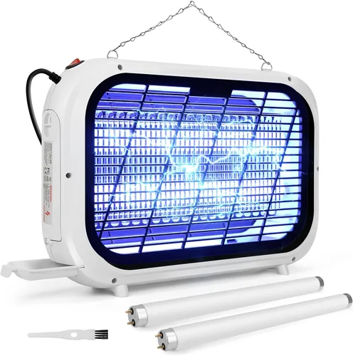 Miniatura 9 de Enchufe para exterminador de insectos para interiores, matamoscas eléctrico para mosquitos, potente lámpara repelente de mosquitos de insectos