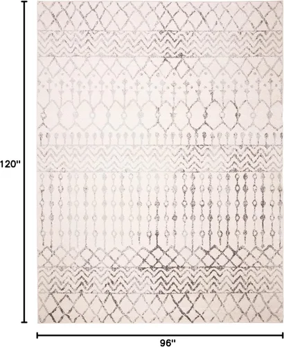 Miniatura 2 de SAFAVIEH - Alfombra de la colección Tulum, modelo TUL270A, diseño marroquí bohemio desgastado, no suelta pelusa y fácil de limpiar, ideal para sala