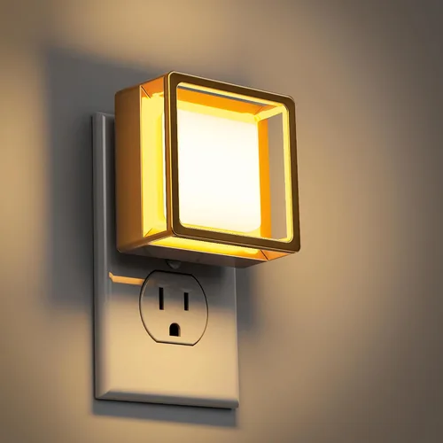 Miniatura 17 de DORESshop Luz nocturna LED, luces nocturnas enchufables a la pared (paquete de 2) con sensor de atardecer a amanecer, luces nocturnas regulables