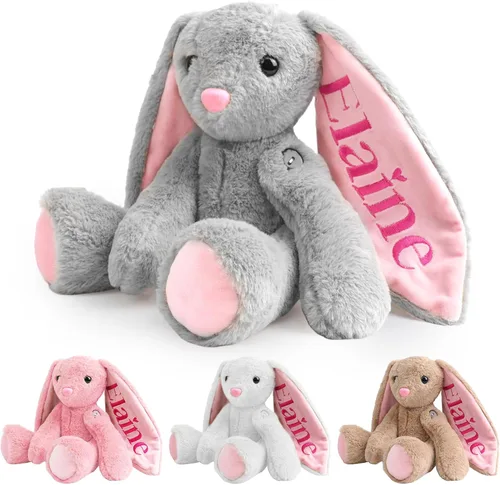 Miniatura 11 de Oso de peluche personalizado con nombre bordado, oso de peluche personalizado, juguetes de oso de peluche personalizados para bebé, regalos
