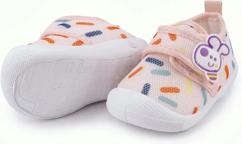 Miniatura 4 de WILLFUN Zapatos chirriantes para bebés, niños y niñas, tenis para primeros caminos, suela suave, para niños pequeños de 0 a 3 años