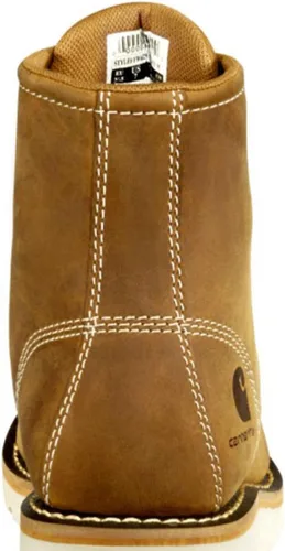 Miniatura 11 de Carhartt Botines de cuña de 6 pulgadas impermeables con punta suave para mujer, Negro