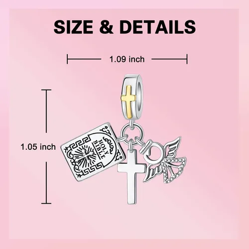 Miniatura 296 de Dije de girasol con diseño de estrella y luna y elefante para pulsera, collar de plata de ley 925, dijes de corazón de amor para mujer, regalo