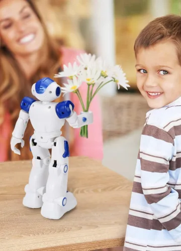 Miniatura 8 de KingsDragon - Robot RC, juguetes para niños, gestos y detección programable, robot inteligente a control remoto para niños de 3 a 8 años, regalo