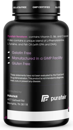Miniatura 7 de ¿Vitiligo? Mejora la pigmentación de la piel y deshazte de las manchas blancas en la piel con este tratamiento de vitíligo: Veraferm. Estas píldoras
