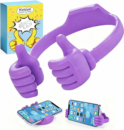 Miniatura 9 de Kinizuxi Soporte de Pulgar para Celular de Escritorio para Navidad, Soporte Universal Flexible para Celular para Soporte de Tableta, Soporte
