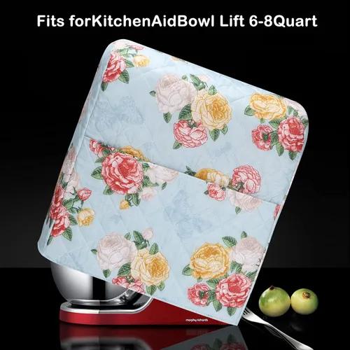 Miniatura 3 de Funda para batidora de cocina Kitchen Aid compatible con batidoras de 6 a 8 cuartos de galón Kitchen Aid/Hamilton de pie/cabeza inclinable