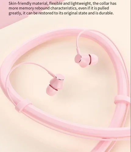 Miniatura 7 de Neckband - Auriculares Bluetooth inalámbricos deportivos alrededor del cuello, sonido estéreo de alta fidelidad de 360°, 100 horas de reproducción