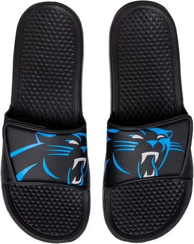 Miniatura 14 de FOCO mens NFL Team Cropped Big Logo Shower Sport Slide Flip Flop Sandals