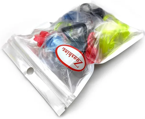 Miniatura 8 de Zooshine 12 piezas de clip de nariz de natación impermeables de gel de sílice para niños y adultos con color brillante