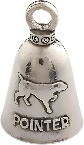 Miniatura 20 de Campana Guardian Bell para Perro de Buena Suerte con Llavero y Bolsa de Regalo de Terciopelo Negro Campana para Motocicleta Metal Libre de Plomo