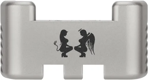 Miniatura 40 de NDZ Performance Placa trasera de aluminio con asistencia deslizante para Glock 1-5 Glock 17 19 19 19 x 22 23 24 26 27 31 32 33 34 35 45 47 49, Rojo