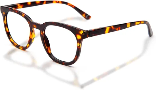 Miniatura 11 de LianSan Lentes de lectura para mujer - Elegantes lentes de lectura para computadora con bloqueo de luz azul y bisagra de resorte (leopardo, 1.0x)