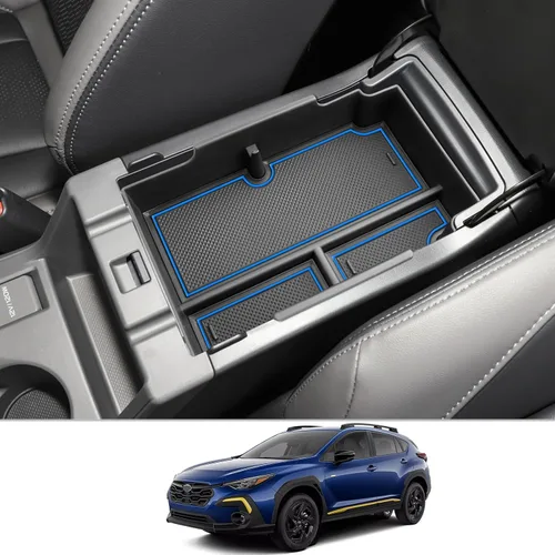 Miniatura 12 de CDEFG Bandeja organizadora de consola central Crosstrek 2024 2025 2026 para Subaru Crosstrek Impreza 2024 2025 2026, accesorios para consola media