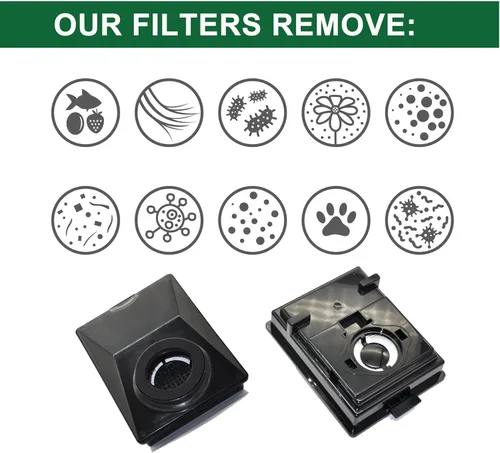 Miniatura 4 de EZ SPARES Compatible con filtros estilo HEPA Rainbow E2 para la serie E2, parte R12179 y R12647B, lavable y reutilizable (paquete de 2)