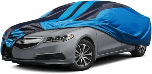 Miniatura 8 de Kaugung - Funda para auto a medida para Chevy Chevrolet Malibu (2016-2025), impermeable para todo tipo de clima, cubierta exterior completa