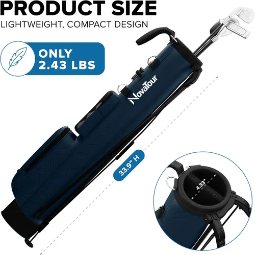 Miniatura 2 de Bolsa de soporte de golf, ultra ligera, pequeña bolsa de golf para par 3 y campos ejecutivos