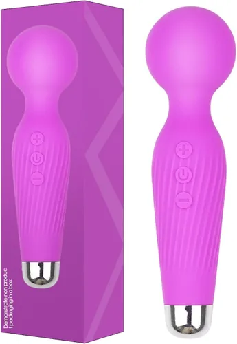 Masajeador de espalda de mano pequeño inalámbrico para aliviar la tensión muscular de todo el cuerpo y promover la relajación, masajeador muscular