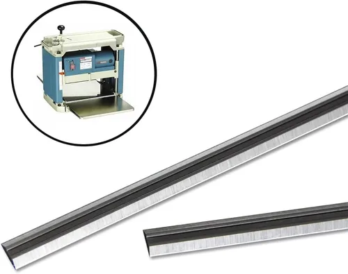 Miniatura 4 de FOXBC - Juego de 2 cuchillas cepilladoras de 12 pulgadas para Makita 2012NB y 2012, repuesto 793346-8