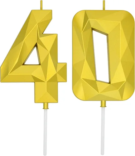 Miniatura 189 de DERVENTA Velas de cumpleaños con números grandes, 3D, color rosa, 3.7 pulgadas, decoración para tartas de fiesta, 1 pieza (número 3 rosa)