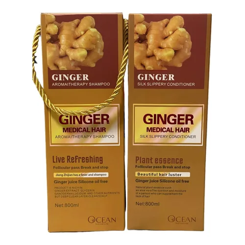 GINGER - Juego de champú y acondicionador médico (champú y acondicionador), 2.2 libras, 27.0 onzas líquidas
