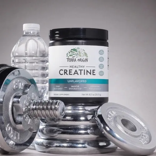 Miniatura 5 de TERRA ORIGIN Monohidrato de creatina en polvo 45 porciones Suplemento de creatina micronizada Sin sabor, creatina pura para mujeres y hombres