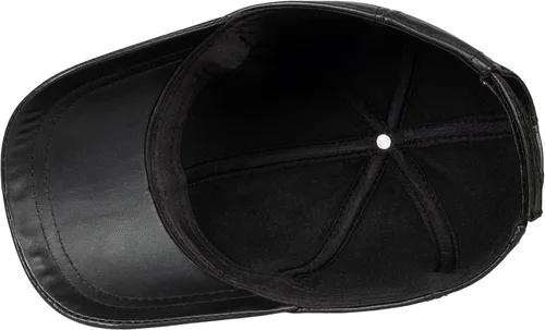 Miniatura 6 de HATSQUARE Gorra de béisbol unisex de cuero genuino