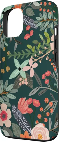Miniatura 2 de Funda con diseño floral botánico de jardín colorido para iPhone 13