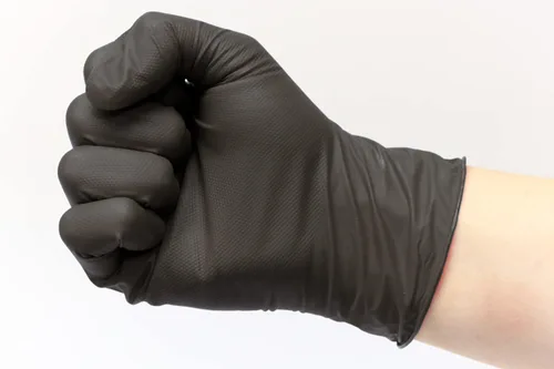 Miniatura 6 de DENCO DISTRIBUTING, INC. GripTensity Diamond Nitrile Gloves - Black 7 MIL - Latex & Powder Free - 10 Boxes