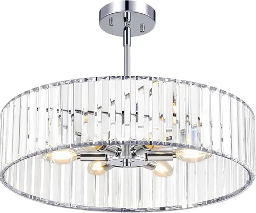 Miniatura 10 de Lámpara de techo semiempotrada de cristal dorado moderna, lámpara de pasillo moderna de montaje semiempotrado, lámpara de techo de metal cercana al