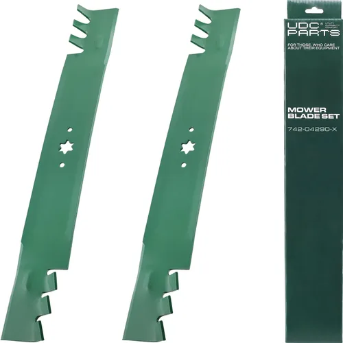 Miniatura 50 de UDC Parts GY20852 Hojas de corte de 48 pulgadas para John Deere D140 E140 S140 Z355E GX21784 GX21786 S170 E170 LA130 LA145 D160 S160 E160 E150 D155