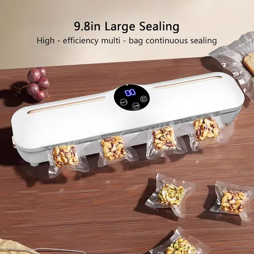Miniatura 4 de Máquina selladora al vacío para el hogar, barra de sellado profesional para Sous Vide, almacenamiento en congelador y conservación de alimentos a