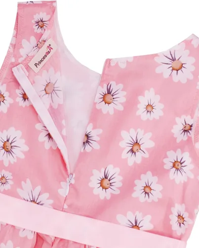 Miniatura 199 de Vestido de verano para niña, de algodón, con diseño floral