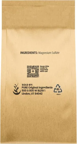 Miniatura 2 de Pure Original Ingredients Sal de Epsom (10 lb) Sulfato de magnesio puro, solución de remojo