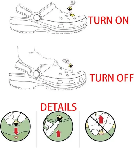 Miniatura 8 de Dijes para zapatos de cocodrilo, accesorios de decoración de fiesta de zapatos de anime, regalo para niños, niñas, mujeres y hombres