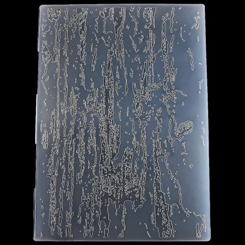 Kwan Crafts Carpetas de grabación en relieve de plástico de fondo de manchas de agua de tamaño A4 para hacer tarjetas, álbumes de recortes y otras