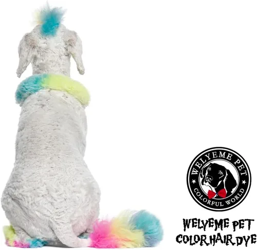Miniatura 3 de Tinte para el Cabello Arcoíris para Mascotas, Permanente, Profesional, Color Brillante para Perros y Caballos