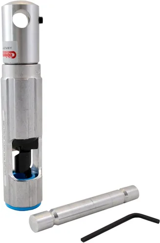 Miniatura 7 de Cablematic CST 625 - Herramienta combinada azul de perforación y pelado para técnicos profesionales, electricistas e instaladores, herramienta