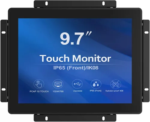 Miniatura 9 de GreenTouch Monitor táctil PCAP HDMI de 17,8 cm (7 pulgadas) con marco abierto de 1024x600 para mercados de consumo, venta minorista y hostelería