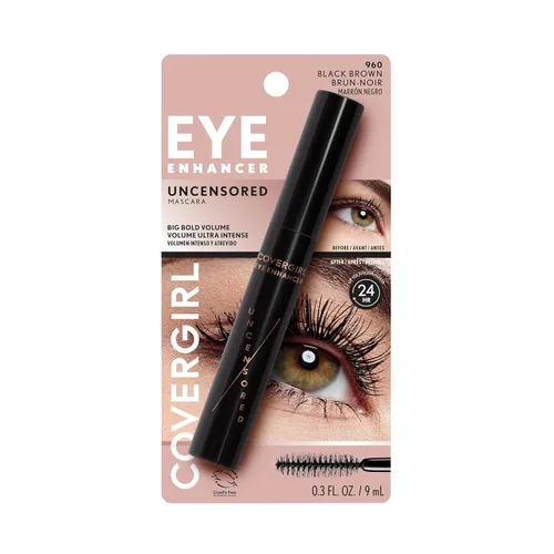 Miniatura 2 de COVERGIRL Eye Enhancer Uncensored Mascara 960 Black Brown 0.3 fl oz (el embalaje puede variar)