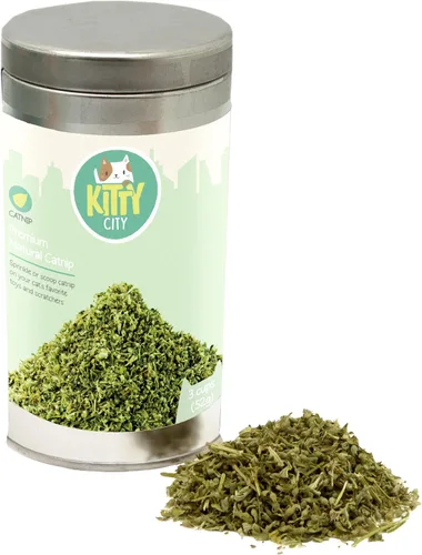 Miniatura 11 de Kitty City Colección Cat Premium Natural Catnip Collection Catnip With Silvervine A) 2 tazas en total - con Silverline (bolsa)