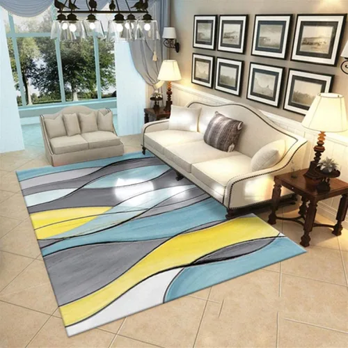 Nordic Rectangular Rugs Living Room Bedroom Study Room Carpet 160x230cm 200x300cm Balcony Corridor Entrance Home Customizable Washable Non- Slip