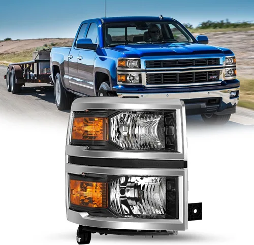 Miniatura 19 de JSBOYAT Conjunto de faros delanteros y luces traseras 2014 2015 Chevy Silverado 1500 Camioneta Pickup [Estilo de fábrica OE] lado del pasajero