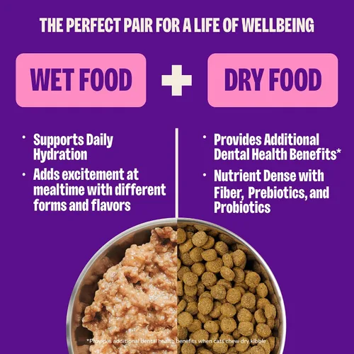 Miniatura 5 de Wellness Complete Health - Alimento húmedo en paté para gatos adultos, natural, rico en proteínas, sin granos, 12.5 onzas, paquete de 12 (pollo)