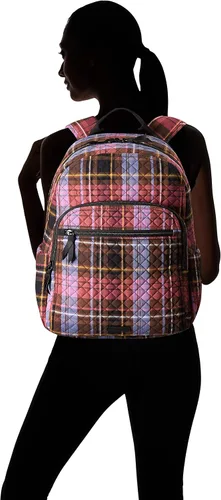Miniatura 7 de Vera Bradley Mochila Campus de algodón para mujer, tartán acogedor, talla única