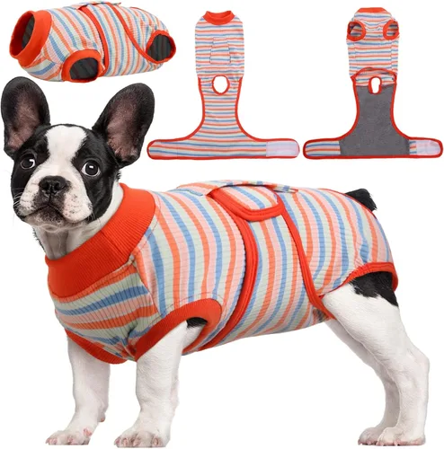 Miniatura 35 de Kuoser Traje de recuperación de cirugía para perros, traje de recuperación para perros machos hembras, mameluco para perro después de la cirugía