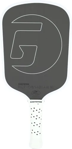 Miniatura 7 de GAMMA Paleta de pickleball de fibra de carbono de obsidiana, opciones de núcleo de 0.394 in, 0.512 in y 0.630 in, mango de espuma moldeado cómodo