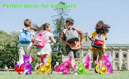 Miniatura 5 de Paquete de 24 juguetes divertidos para gatos, regalo único de verano, juguetes surtidos para niños, niños, aulas, estudiantes, regalos