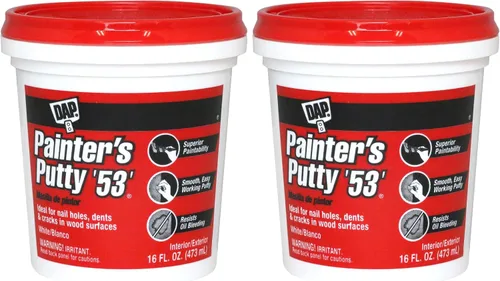 Miniatura 8 de DAP Painter's Masilla '53', blanca, 16 oz (7079812242)